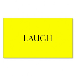 Laugh Quotes Yellow Inspirational Laughter Quote Double-Sided Standard ...
