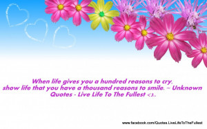 Uplifting Quotes About Life And Happiness: Uplifting Flowers And Quote ...