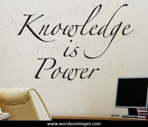 Motivational quotes knowledge