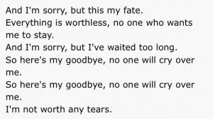 Goodbye I'm Sorry- Jamestown Story