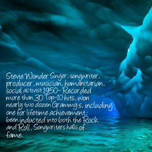 Quotes Picture: stevie wonder singer, songwriter, producer, musician ...