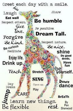 Positive Quotes With Giraffes, Positive Quotes Kids, Quotes Positive ...