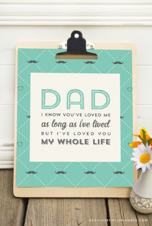 Printable Quote for Father’s Day