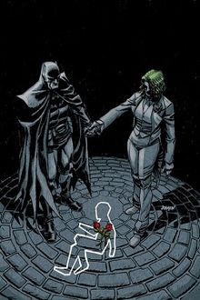 Martha Wayne as the Joker (right) and Thomas Wayne as Batman (left) of ...