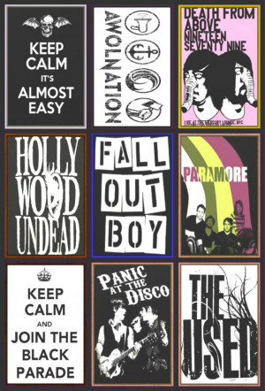 ... undead my chemical romance panic at the disco paramore and the used