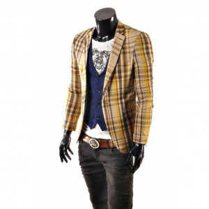 JAPON STYLE KARELI ERKEK BLAZER CEKET YS