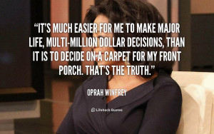 Quote About Life Oprah Winfrey