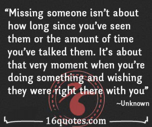 famous quotes missing someone