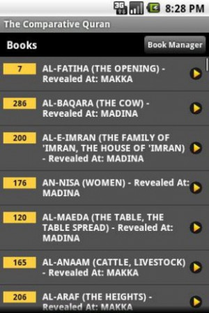 View bigger - Holy Quran (Koran) in English for Android screenshot
