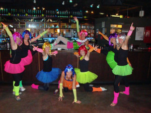 Dance theme fancy dress - love the neon!