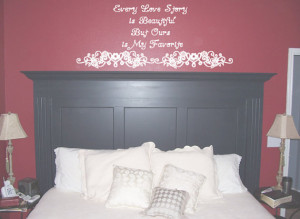 Vinyl Wall Lettering - Wall Quotes Decal - Romantic Love Bedroom ...