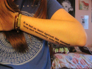The Best Literary Quotes Ever Tattooed – Flavorwire