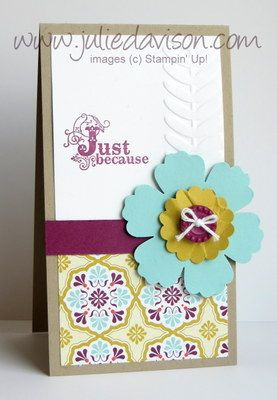 Vintage Verses Just Because Card by juls716 - Cards and Paper Crafts ...