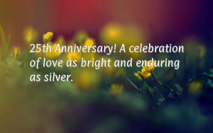 25th Anniversary! A celebration of love as bright and enduring as ...