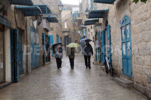 Rainy Day City A rainy day in a holy city in