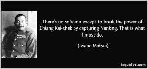 Chiang Kai shek Quotes