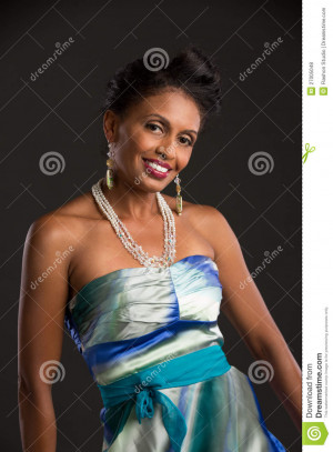 African American Female Model Portrait Low Key on Grey Background ...