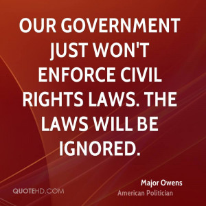 Major Owens Quotes