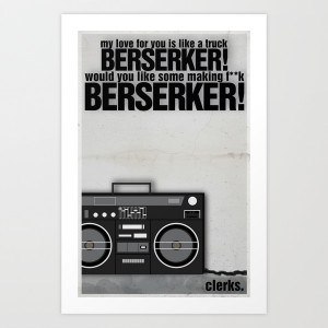 Clerk movie quote poster