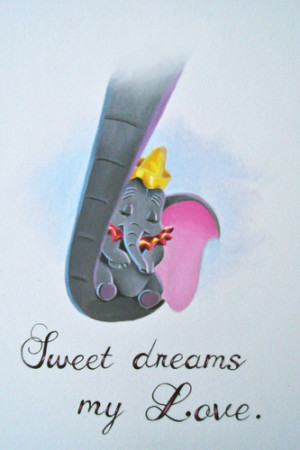 Dumbo, sweet dreams my love. - classic-disney Fan Art