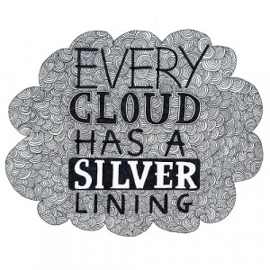... cloud every cloud has a silver lining jen prior jen prior illustration