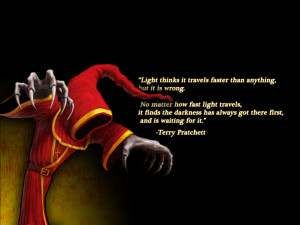 Terry Pratchett Black Light Darkness Creepy fantasy league legends ...