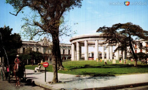 De Guadalajara Jalisco México Rotonda Los Hombres Ilustres