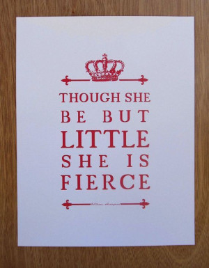 Shakespeare Quote Girl's Room