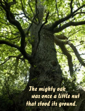 Mighty Oak” Word-Art Freebie