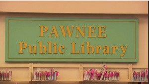 Parks and Rec public library!