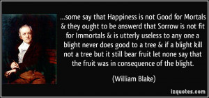 ... blight never does good to a tree & if a blight kill not a tree but it