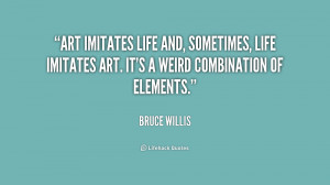 Art imitates life and, sometimes, life imitates art. It's a weird ...