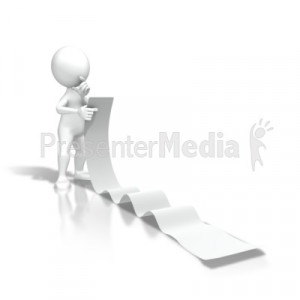 Reading Long List Presentation clipart