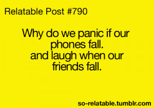 quote quotes iphone true true story trip phone fall tripping relate so ...