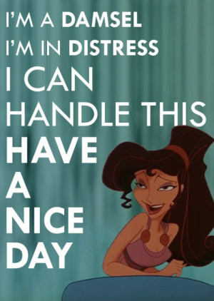 Disney Hercules Meg Quote