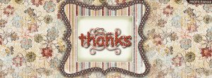 Give Thanks Quote Facebook Cover Preview