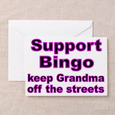 Funny Bingo Greeting Cards
