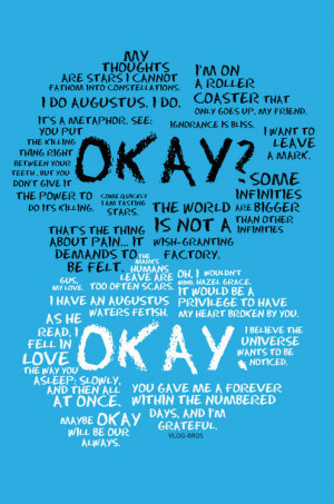 Books Direct, Quotes from The Fault in Our Stars by John Green.
