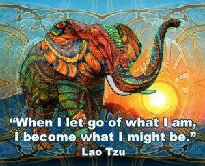 love this quote love the elephant too