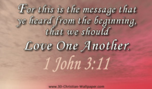 Bible Quotes – 1 John 3:11