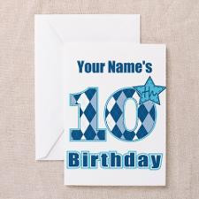 Happy 10th Birthday - Personalized! Greeting Card