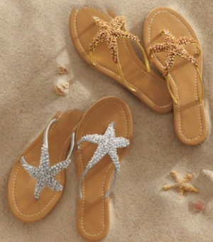 Cute starfish sandals: Cute Summer Sandals Flip Flops, Beaches Sandals ...