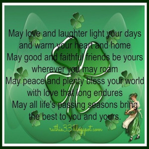 St. Patrick's Day Message