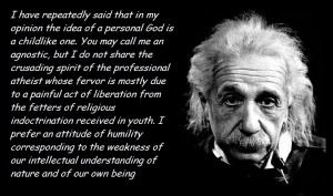 Albert Einstein on the idea of a personal god