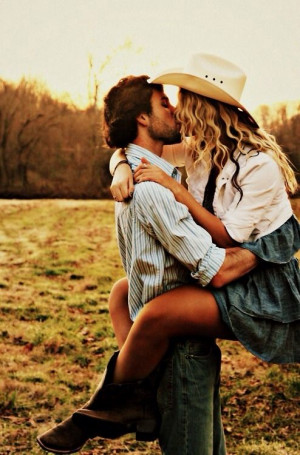 ... couples kiss hug outdoors sun waves country cowboy cowgirl southern