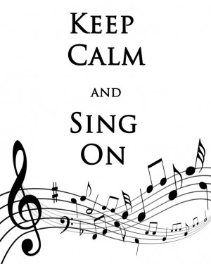 Debbie Does Creations: Keep Calm and Sing On FREE Printable