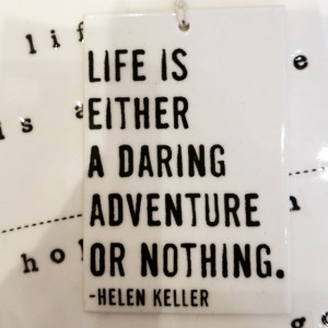 ... of artwork at @bananarepublic great #quote #takerisks #jumpintolife
