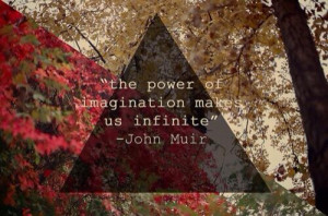 The power of imagination makes us infinite.