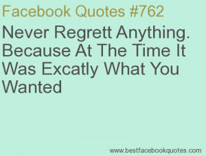 ... It Was Excatly What You Wanted-Best Facebook Quotes, Facebook Sayings
