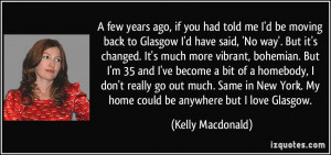 ... homebody, I don't really go out much. Same in New York. My home could